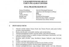 Link PDF Soal UKK AKL SMK Tahun Ajaran 2023 Beserta Lembar Kerja dan Pembahasan Rincian Materinya