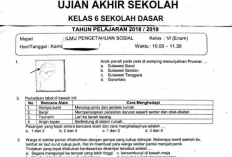 Download Kumpulan Soal Ujian Sekolah IPS SD/MI Kelas 6 Tahun 2023, Disertai Kunci Jawaban!