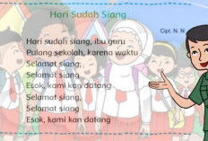 Lirik Lagu Hari Sudah Siang Dinyanyikan Sebelum Anak-anak Pulang Sekolah