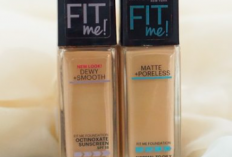 Cara Membedakan Foundation Maybelline Fit Me Dewy + Smooth dan Fit Me Matte + Poreless, Mana Pilihanmu?