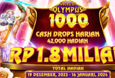 Gacor Rp 1,8 M! Pola Slot Gates of Olympus Januari 2024 Terbatas, Buruan Cobain dan Sikat Habis Bonusnya 