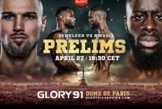 Voir Glory 91 Gratuit Sur La Chaîne De Télévision En Ligne Aujourd'hui Avec Un Programme De 10 Combats Explosifs