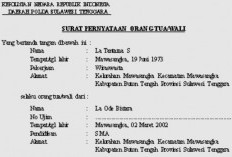 Contoh Surat Pernyataan Orang Tua Untuk Daftar Polisi, Jadi Salah Satu Dokumen yang Wajib Dilengkapi