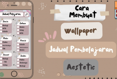Cara Membuat Wallpaper HP Jadwal Pelajaran, Mudah Bisa Langsung Copas dari Excel!