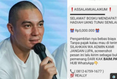 Giveaway Baim Wong yang Asli di WA Menang Sampai Rp50 Juta Beneran atau Hoax, Cek di Sini Faktanya