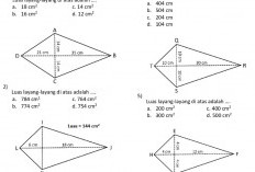 Rumus Luas Layang-Layang Lengkap Dengan Cara Mengerjakan, Contoh Soal, dan Pembahasannya 