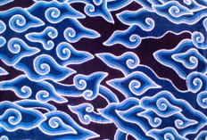 Kumpulan Gambar Batik Mega Mendung Berwarna yang Mudah Diikuti, Indah dan Elok Dipandang