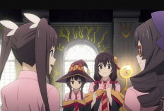 Nonton Anime Kono Subarashii Sekai ni Bakuen wo! Season 3 Episode 1 Sub Indo, Perjalanan Kazuma Sebelum Kecelakaan