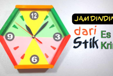 Cara Membuat Jam Dinding dari Stik Es Krim Unik, Lebih Hemat dengan Tampilan Kreatif!