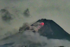 Status Gunung Merapi Hari Ini, Awan Panas Mengarah Ke Barat Daya (Hulu Kali Bebeng)