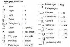 Cara Menggunakan Sandangan Aksara Jawa Lengkap Dengan Contoh Penulisan Kalimatnya