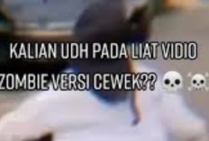 Lari Ada Zombie Versi Cewek Viral TikTok Asli No Sensor Lengkap Dengan Linknya, No Sensor Pake Baju Ijo!