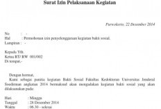 Contoh Surat Izin Mengadakan Acara yang Baik dan Benar, Auto di-ACC Langsung!