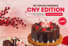 Promo Imlek Dapur Cokelat Hari Ini 18-22 Januari 2023, Free Kue Gratis Untuk Pembelian Cake Size Loaf dan Reguler 