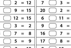 Download Soal-soal Matematika TK Besar Terlengkap, Tersedia Juga Soal Bergambar Mudah Dipahami!