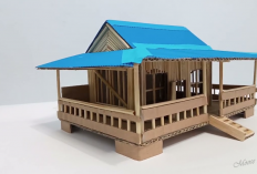 Contoh Kerajinan Miniatur Rumah dari Tusuk Sate Juga Cara Membuatnya, Hasilnya Luar Biasa Cantik!