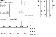 Download Soal Latihan TK A Semester 2, Mulai Menulis hingga Mencocokkan Benda