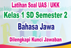 Contoh Soal UTS Bahasa Jawa SD/MI Kelas 1 Semester 2 Lengkap Beserta Kunci Jawabannya