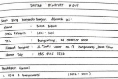 Kumpulan Contoh Daftar Riwayat Hidup Tulis Tangan, Disertai dengan Desain Kreatif dan Inovatif