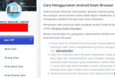 Cara Masuk Ke Exambro Web Login 2024 Untuk Pelajar, Bisa Masuk Via HP atau Windows 