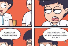 Contoh Komik 4 Panel dengan Percakapan Sederhana, Seru dan Simpel Dibaca!