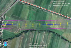 Peta Jalur Jalan Tol Lingkar Luar Solo Direncanakan Lahap Sekitar 300 Hektar Lahan Pertanian di Klaten
