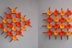 Cara Mudah Membuat Hiasan Dinding dari Kertas Origami, Unik Bisa Dipasang di Dinding Kelas!