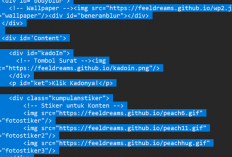 100+ Kumpulan Script HTML Bucin Terbaru 2024, Ada Script Buat Nembak Juga! Lengkap Banget Pokoknya