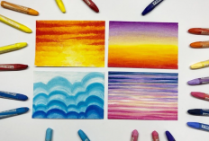 Cara Gradasi Warna Langit Biru dengan Crayon Paling Mudah dan Praktis, Hasil Dijamin Cantik!