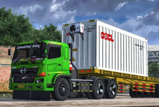 MOD Bussid Hino 500 Trailer Kontainer Muatan Berat Paling Keren 2024 Terbaru Mediafire