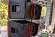 Skema Box Line Array 10 Inch Single LA101, Mid Langsung Tebal dan Lantang