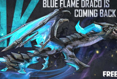 Evo Gun AK47 Blue Flame Draco Jadi Koleksi Para Sultan Free Fire! Hancurkan Gloo Wall Lawan Lebih Cepat