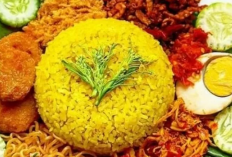 Resep dan Cara Buat Nasi Kuning Makassar Untuk 30 Orang, Lengkap Dengan Lauk dan Sayuran!