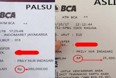 Aplikasi Untuk Edit Struk ATM Melalui HP Android iOS, Berikut Ciri Perbedaan Asli Vs Palsu