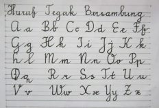 Contoh Tulisan Tegak Bersambung yang Benar, Pelajari Tiap Hurufnya Disini!
