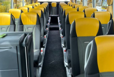 Jenis Kursi Bus Sesuai dengan Jumlah dan Konfigurasi Kursi Penumpang 2-2 Atau 2-3