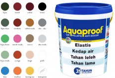 Daftar Katalog Warna Cat Aquaproof Terbaru 2023, Beserta Keunggulan: Cat Pelapis Anti Bocor