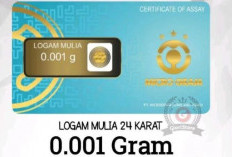 Harga Logam Mulia 0.001 Gram Berapa Rupiah? Masuk Ke Bagian Minigram Emas