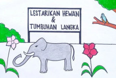 Contoh Gambar Poster Pelestarian Hewan dan Tumbuhan, Dari Alam Hingga Gambar Gajah