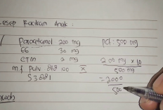 Cara Perhitungan Resep Menggunakan DTd Terhadap Pasien, Dasarnya Pakai Berat Badan