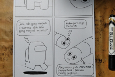 Contoh Gambar Komik Mudah Ditirukan, 4 Kotak Beserta Percakapan Lengkap!