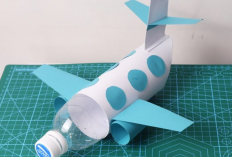 Cara Membuat Pesawat dari Botol Aqua Atau Pocari Sederhana, Mudah, dan Murah