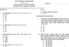 Contoh Soal Tes Potensi Akademik (TPA) Teknik Industri, Untuk Latihan Soal Sebelum Tes Langsung