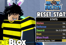 UPDATE! Kode Blox Fruit: Reset Stats 17-18 April 2024 Masih Aktif, Intip Cara Klaimnya