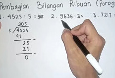 Contoh Soal Pembagian Porogapit Kelas 3 SD/MI Beserta Jawaban Lengkapnya!