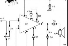 Beberapa Skema Mini Amplifier Sederhana dengan Komponen dan Cara Kerjanya