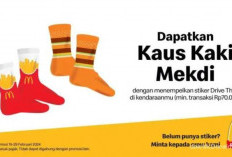 Promo McD Hari Ini 24-29 Februari 2024 Dhrive Thru Minimal Pembelian Rp 70K DBisa Bawa Pulang Kaos Kaki Mekdi 