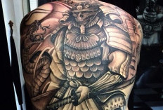 Sketsa Tato Yakuza Samurai, Motifnya Banyak Mengandung Filosofi Dalam!
