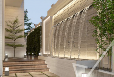 Inspirasi Air Terjun Dinding dalam Rumah Paling Aethetic Untuk Tampilan Makin Fresh