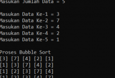 Contoh Soal Bubble Sort dan Pembahasannya, Algoritma Pengurutan yang Paling Simple